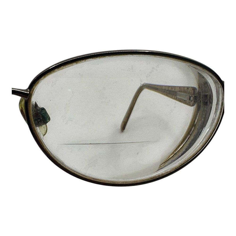 Oval Brown Frame Reading Eyeglasses Vintage Oval  Spectacles AS/IS - Picture 2 of 12
